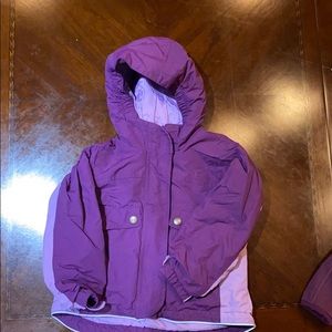 Land’s End Winter Coat W/ Removable Fleece Lining